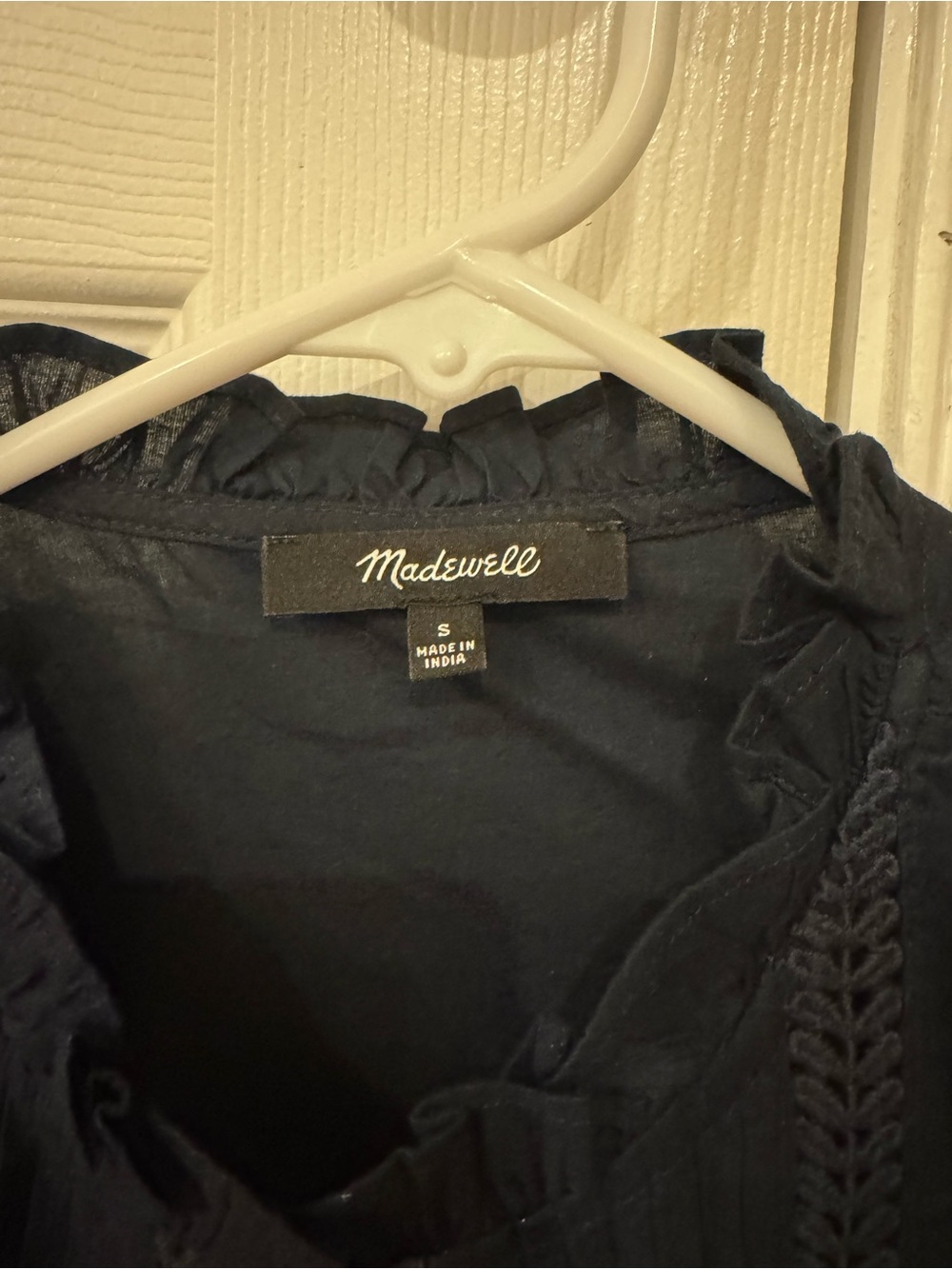 Madewell Navy button down